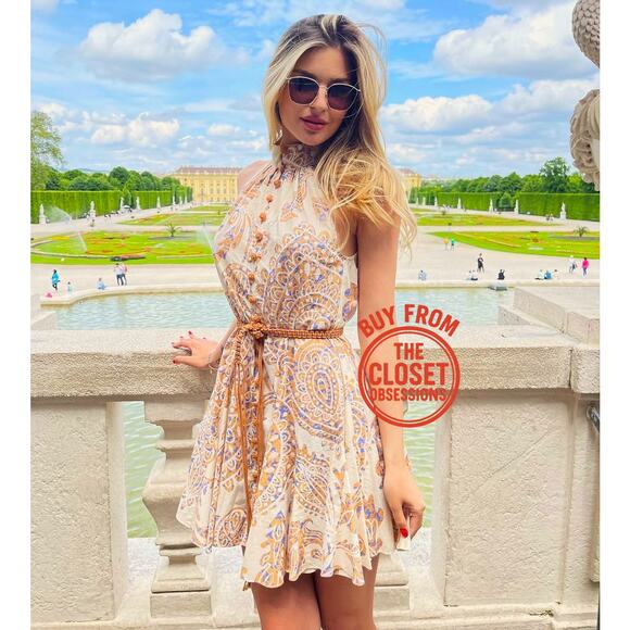 ZARA BLOGGER FAVE!!! High Collar Short Dress NWT - Picture 9 of 16